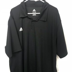 Adidas Climalite 4XL Golf Black Polo Short Sleeve